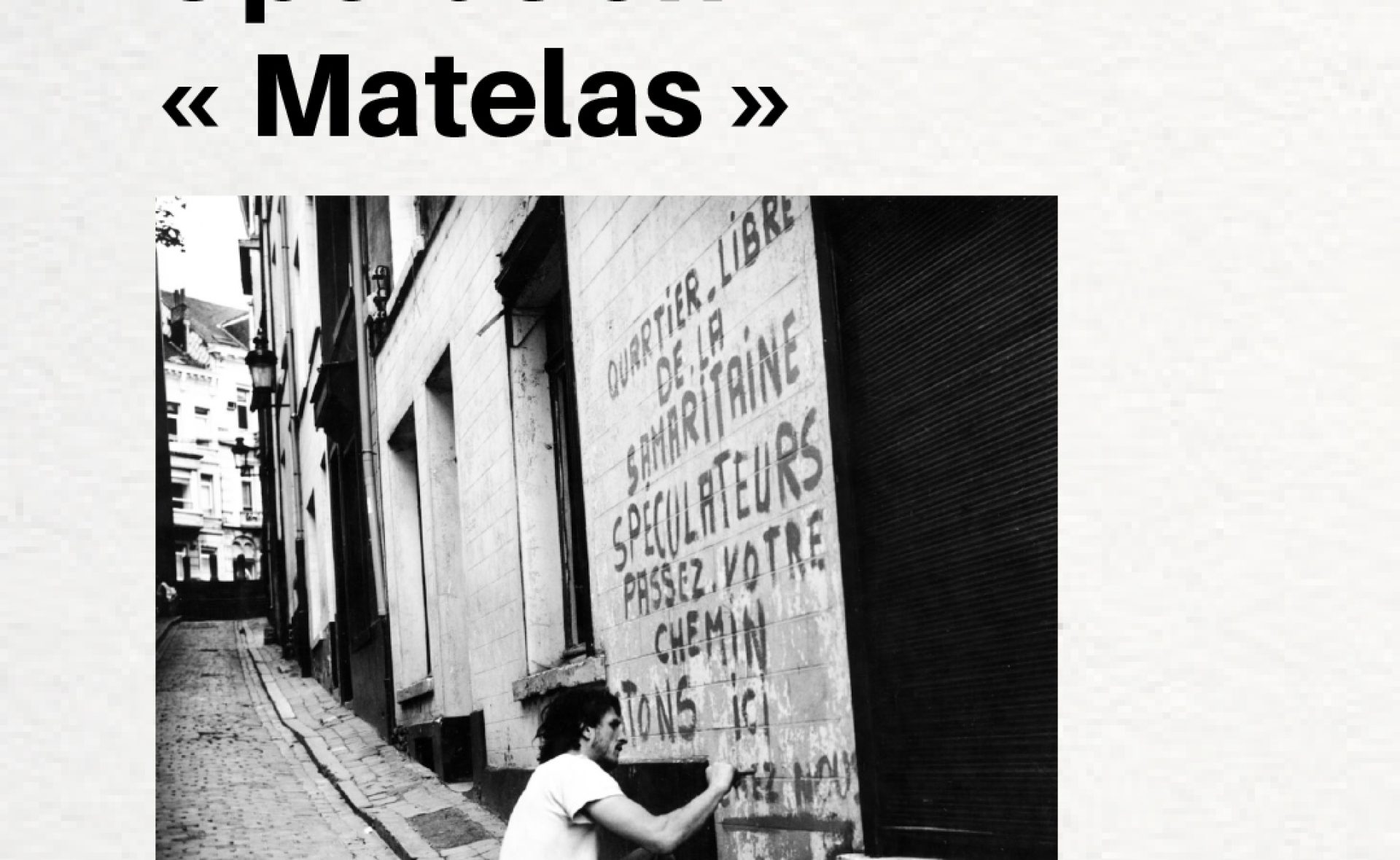 Opération Matelas (1989)